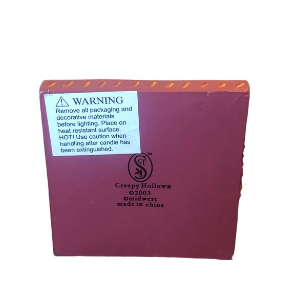 Halloween Fall‎ Thanksgiving Creepy Hollow Midwest wood Scarecrow Candle Holders - Picture 12 of 13